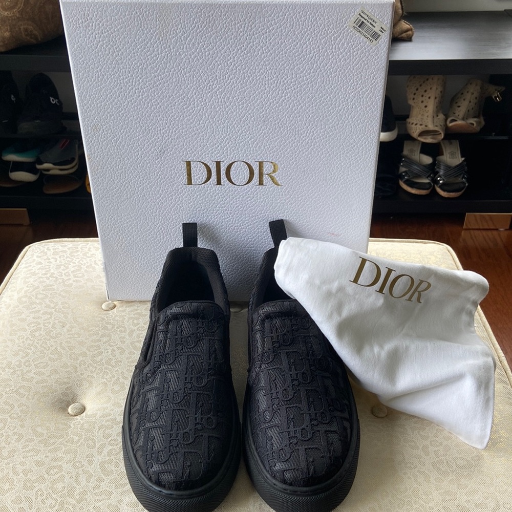 Christian Dior Solar Slip on Sneakers - Picture 3 of 9